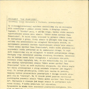 Działanie "Pan Franciszek"