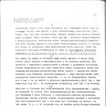 O spotkaniu w Plutkach