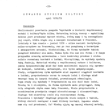 Otwarte Studium Kultury