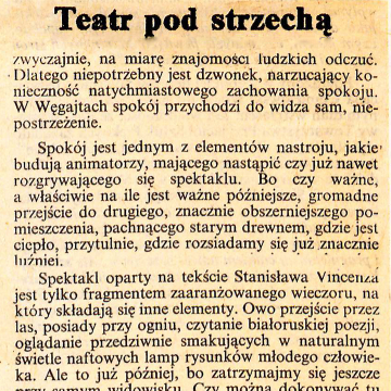 Teatr pod strzechą