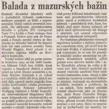 Balada z mazurskych bazin