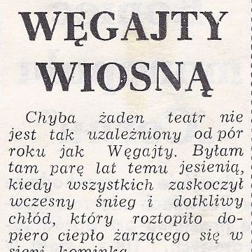 Węgajty wiosną