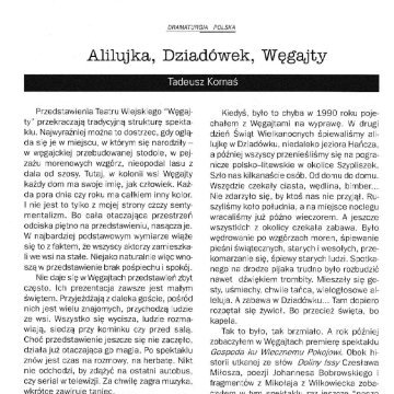 Alilujka, Dziadówek, Węgajty