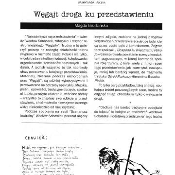 Węgajt droga ku przedstawieniu