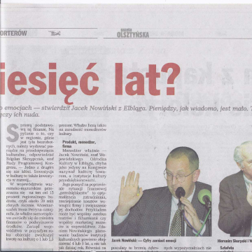 Dziesięć lat? 