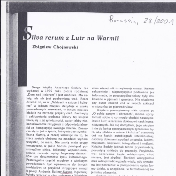 Silva rerum z Lutr na Warmii
