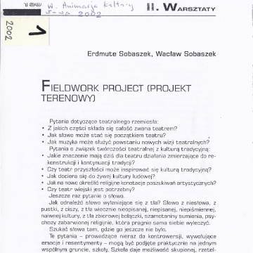 Fieldwork Project (Projekt Terenowy)