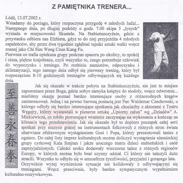 Z pamiętnika trenera...