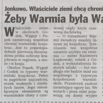 Żeby Warmia była Warmią