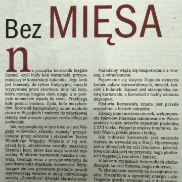 Bez mięsa