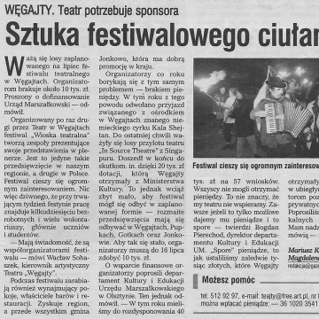 Sztuka festiwalowego ciułania