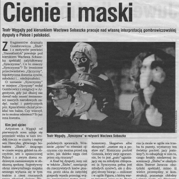 Cienie i maski