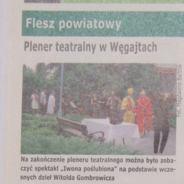 Plener teatralny w Węgajtach
