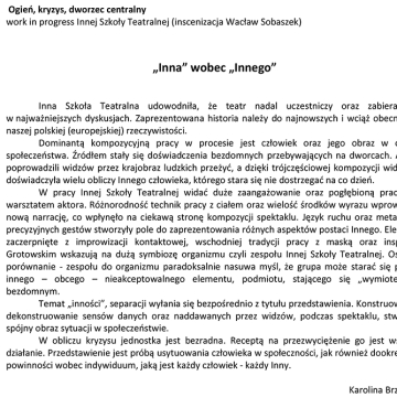 Inna wobec "Innego"
