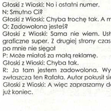No i ostatni numer...