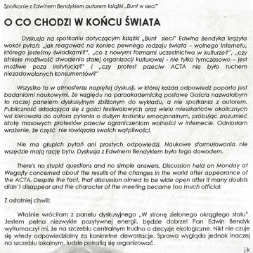 O co chodzi w końcu świata