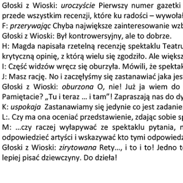Pierwszy numer gazetki...
