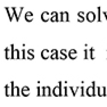 We can solve every kind of misunderstanding...