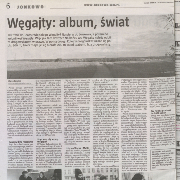 Węgajty: album, świat