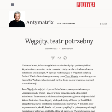 Węgajty, teatr potrzebny