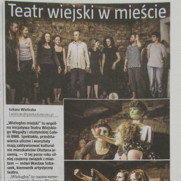 Teatr wiejski w mieście