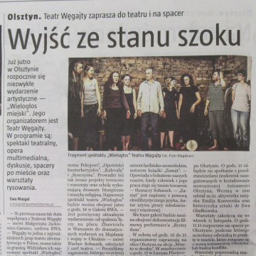 Wyjście ze stanu szoku
