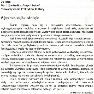 A jednak bajka istnieje