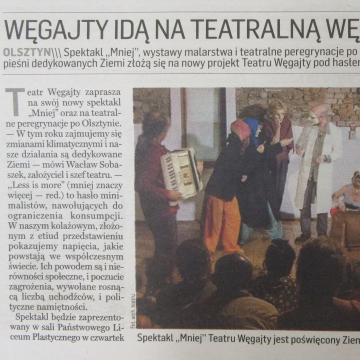 Węgajty idą na teatralną wędrówkę