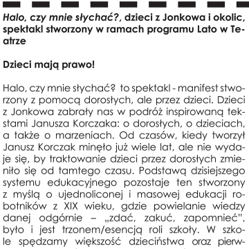 Dzieci mają prawo!