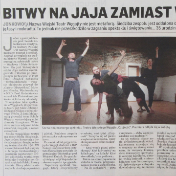 Bitwy na jaja zamiast wojny