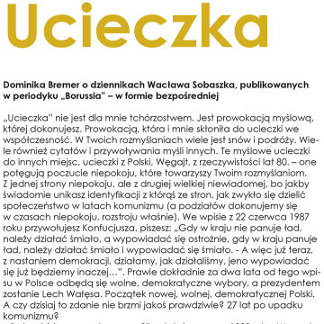 Ucieczka