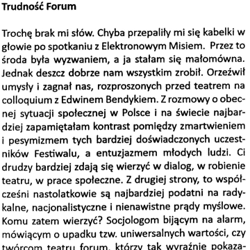 Trudność Forum