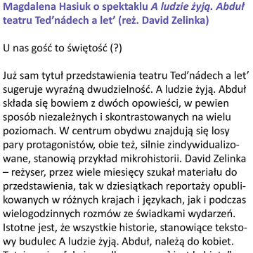 U nas gość to świętość (?)