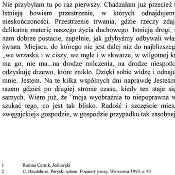 Nie przybyłam...