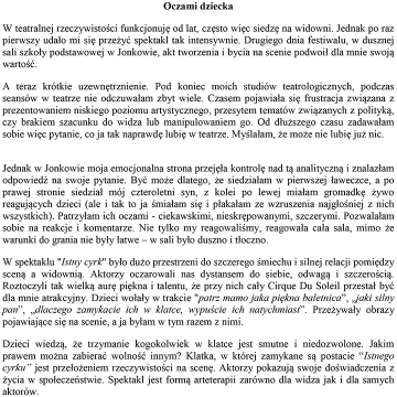 Oczami dziecka