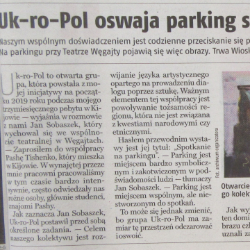 Uk-ro-Pol oswaja parking sztuką