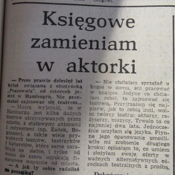 Księgowe zamieniam w aktorki