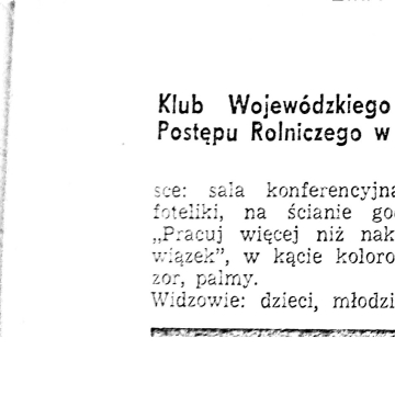 Klub Wojewódzkiego Ośrodka Postępu Rolniczego w Bęsi