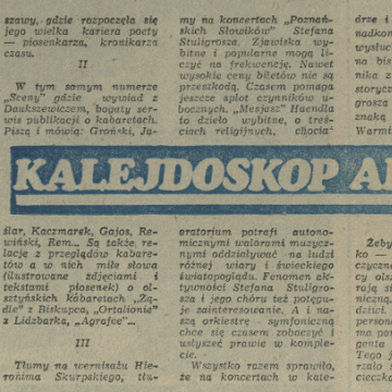 Kalejdoskop Artystyczny. Teatr wiejski w Węgajtach...