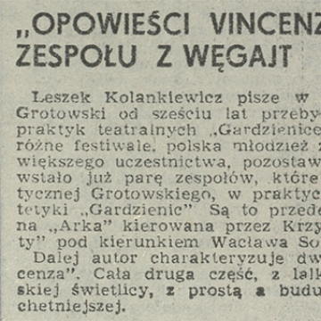 Opowieści Vincenza zespołu z Węgajt