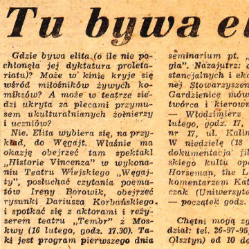 Tu bywa elita