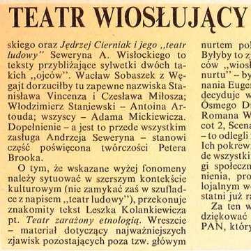 Teatr Wiosłujący Pod Prąd