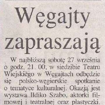 Węgajty zapraszają