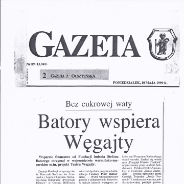 Batory wspira Węgajty 