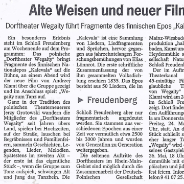 Alte Weisen und Neuer Film