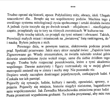Trudno oprzeć się historii...