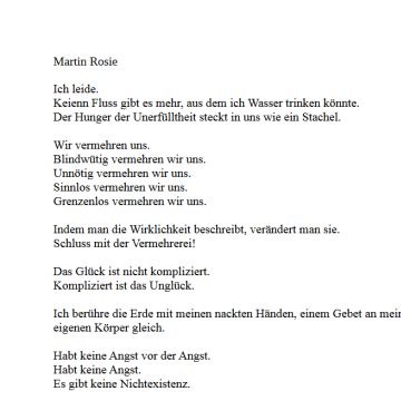 Ich leide