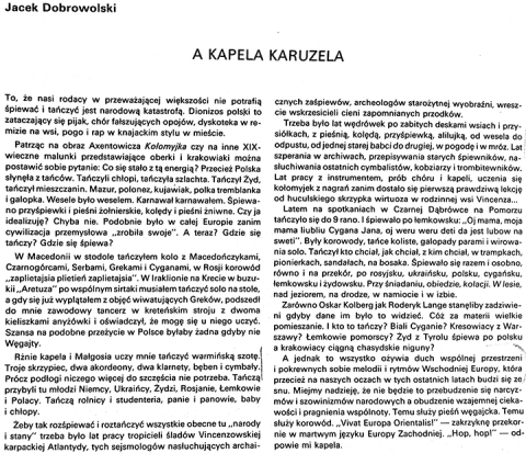 A kapela karuzela