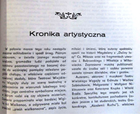 Kronika artystyczna