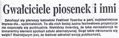Gwałciciele piosenek i inni